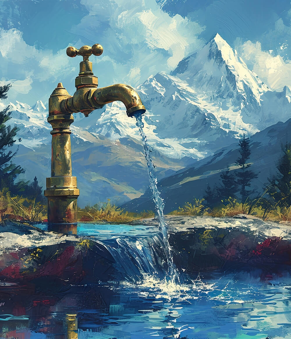 Silent Water Reflection